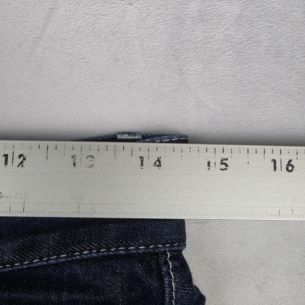 Kowtow Jeans Womens Size Small Wide Leg Dark Wash Blue Denim Pants - Picture 8 of 11